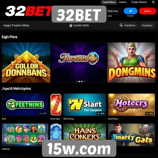 Análise da variedade de jogos oferecidos pelo 32BET