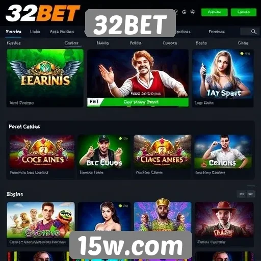 Exploração da variedade de jogos oferecidos pelo 32BET